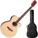 Violão Giannini Gsf-1r Ceq Aço Cor Natural Com Afinador