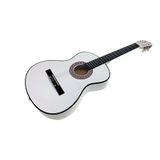 Violao Branco Classico Cordas Nylon E Tensor