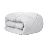 Edredom Naturalle Casal 300 Fios Acetinado Liso Branco