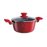 Caçarola Colorstone 4L Vermelha Euro Home