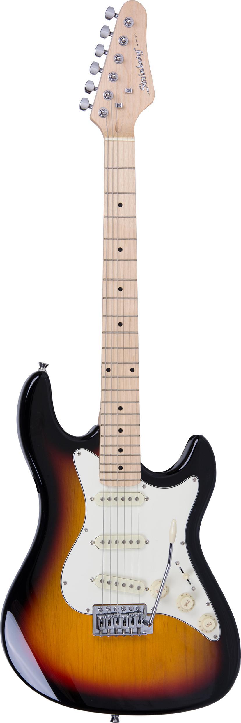 Guitarra Strinberg Modelo Sts100 Strato Cor Sunburst Sb