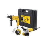 Kit Esmerilhadeira 4-1/2pol. 750w Furadeira 13mm 600w - 220v