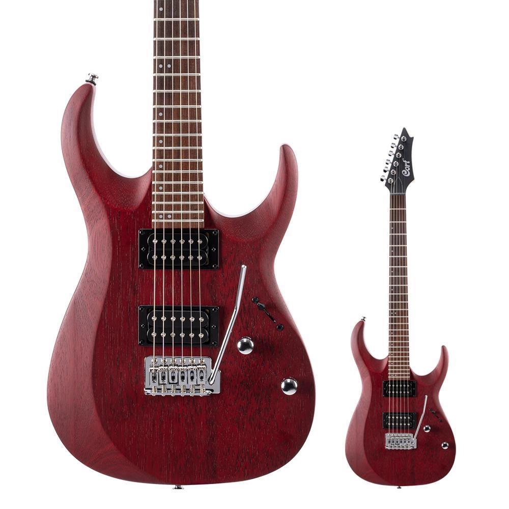 Guitarra Cort X 100 2 Humbucker Open Pore Black Cherry