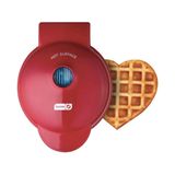 Mini Maquina De Waffle Dash D - Formato Coração - 350w