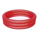 Piscina Inflavel 3 Aneis Para Criança 152cm 282lt Vermelha