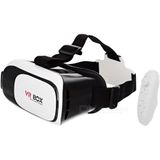 Óculos De Realidade Virtual 3d Vr Box Com Controle Bluetooth