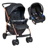 Conjunto Carrinho E Bebê Conforto Travel S Riok Burigotto