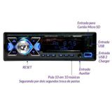 Rádio Usb/bluetooth Rs-2714br Roadstar