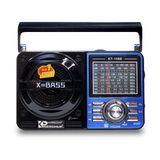 Radio Recarregável Ketchup Kt-1088 Fm/am/sd/usb - Azul
