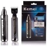 Máquina De Tirar Pelos - Nariz Barba E Cabelo Kemei Km-6511