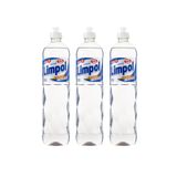Detergente Limpol Cristal Com Glicerina 500ml Kit 3