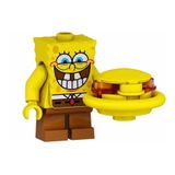 Boneco Blocos De Montar Bob Esponja Sanduíche