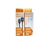 20 Cabo Dados Carga Hrebos Usb V8 3.1a 1m Hs-77 Atacado