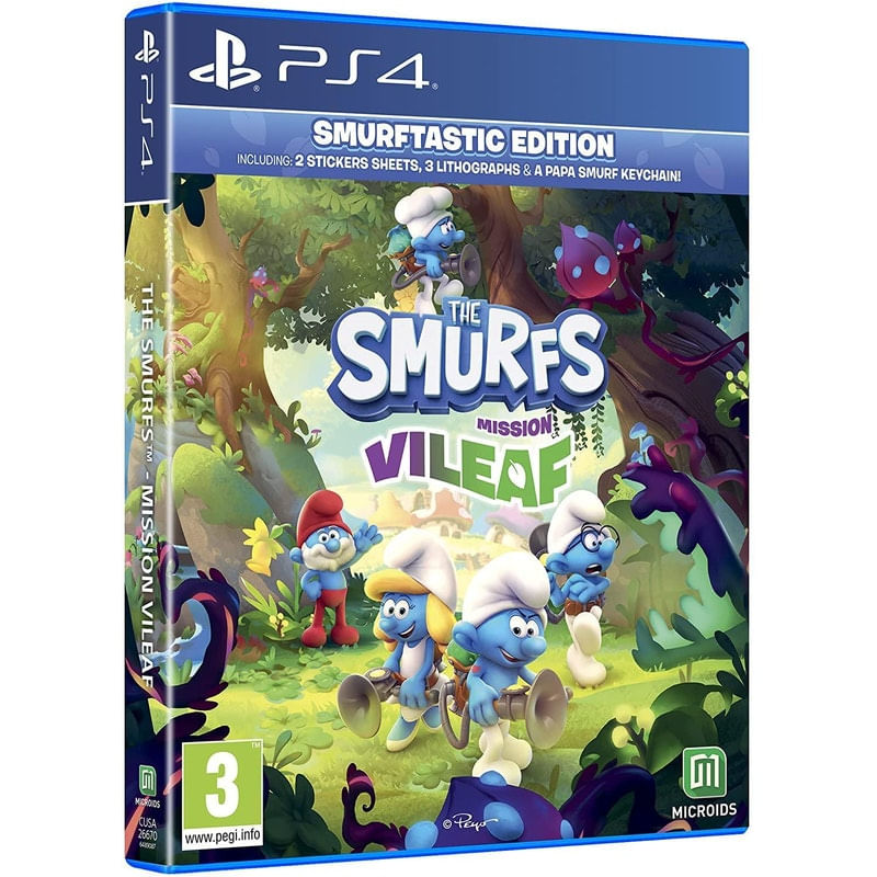 Jogo The Smurfs Mission Vileaf - Playstation 4 - Ubisoft