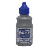 Tinta Para Carimbo Azul Radex 40ml Cx 12un