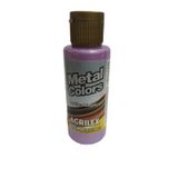 Tinta Acrílica Metal Colors Magenta - 549 - Acrilex - 60ml