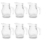 Jarra Para Restaurante Buffet Vidro Resistente 500ml 6 Peças
