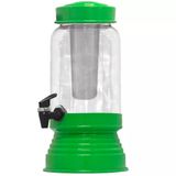 Suqueira Cervejeira De Vidro Com Bastão 3,5l Verde