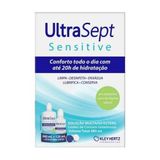 Solução Ultrasept Sensitive 480ml E Estojo Para Lentes