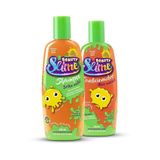 Infantil Shampoo + Condicionador Beauty Slime Laranja 200ml