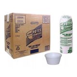 Pote Descartável De Isopor Branco Térmico 120ml (1cx)