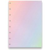 Bloco Refil Rainbow Colorido Pautado A5 Caderno Inteligente