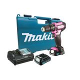 Parafusadeira/furadeira Rosa À Bateria 12v Makita Hp333dwyep