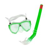 Snorkel e Máscara para Mergulho Belfix 39700 Premium Verde