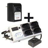 Kit Economia De Energia Filtro Eco C 5 Tomadas E Econocapte