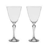 Jogo 2 Taças De Cristal Água 350 Ml Linha Elisabeth Bohemia