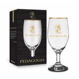 Taça Windsor Cursos Pedagogia Série Ouro Presente 330ml