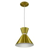 Lustre Pendente Berlin 21cm Mesa Balcão Gourmet Dourado