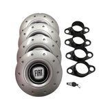 Calotas Miollo Fiat Uno Aro 14 2010/2017 Amarok Prata