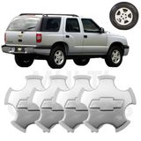 Kit 4 Calota Centro Roda Gm Blazer Advantage Tornado 09 A 11