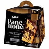 Panettone Com Gotas De Chocolate Zero Açúcar Belive 420g