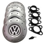 Calotas Miollo Vw Fox Aro 15 2004/2019 Estilo Amarok Prata