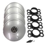 Calotas Miollo Vw Up Aro 14 2011/2019 Tradicional Prata