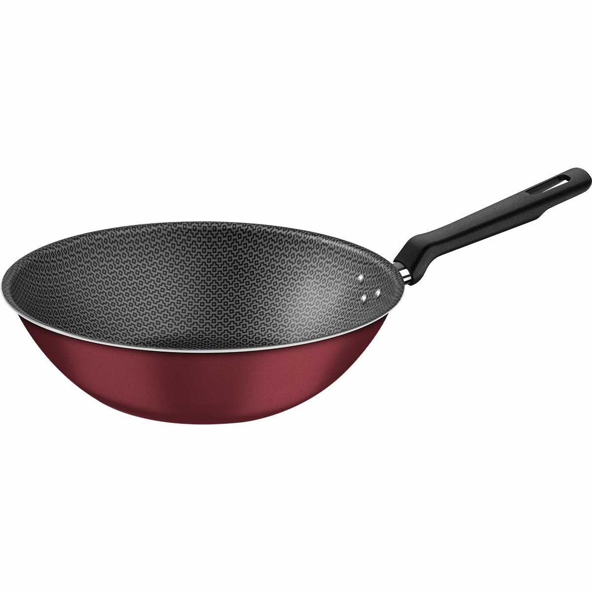 Frigideira Funda Panela Wok Tramontina Vermelha 3.6 Yakisoba