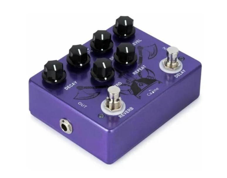 Pedaleira Caline Ragnarok Delay Reverb Guitarra