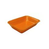 Bandeja Isopor Laranja B03 Funda 23,5x18x2,8cm 1 Fardo 400un