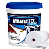 Kit Manta Liquida Emborrachada 18kg + 15m2 Bidim Ceramica