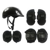 Kit Proteção Capacete Radical Com Acessórios - Dm Toys Preto