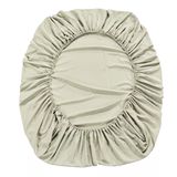 Lençol Avulso Cama Queen 40cm Altura Tecido Areia 260 Fios