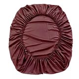 Lençol Casal 40cm Altura Tecido Marsala 260 Fios Pelitizado