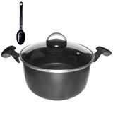 Panela Caçarola Plus Grande N24cm Antiaderente + 1 Colher