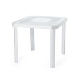 Mesa Quadrada Desmontável 80cm Bar Praia Jardim Cozinha Br