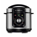 Panela Elétrica De Pressão 220v Preto/inox