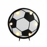 Luminária Led Abajur Bola De Futebol Times Mesa Ou Parede