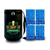 Bolsa Térmica Para Barril 5l Keg + 4 Cartelas Gelo Gel