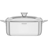 Caçarola Tramontina Grano Quadrada Em Aço Inox 7,3l